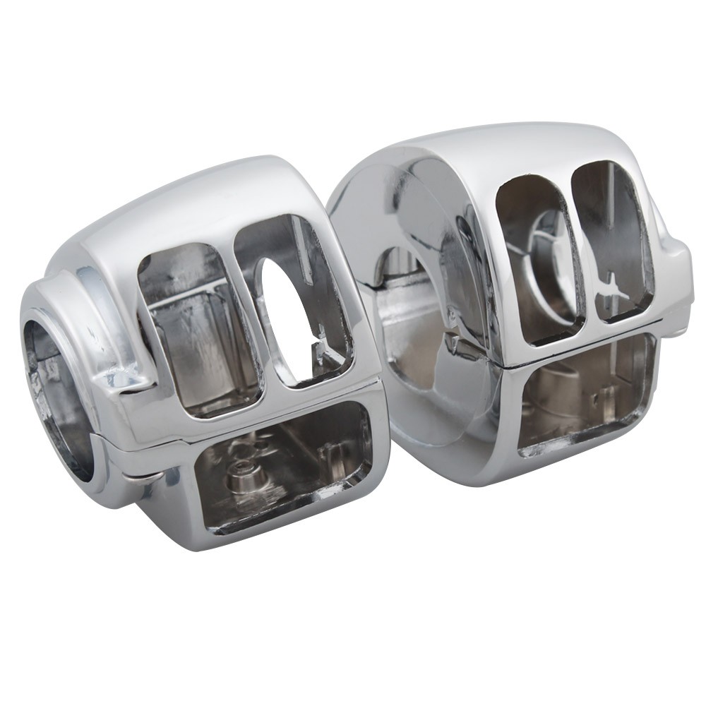 Chrome Switch Housing Cover Fit for Harley Sportster XL1200C Dyna Softail 96-06