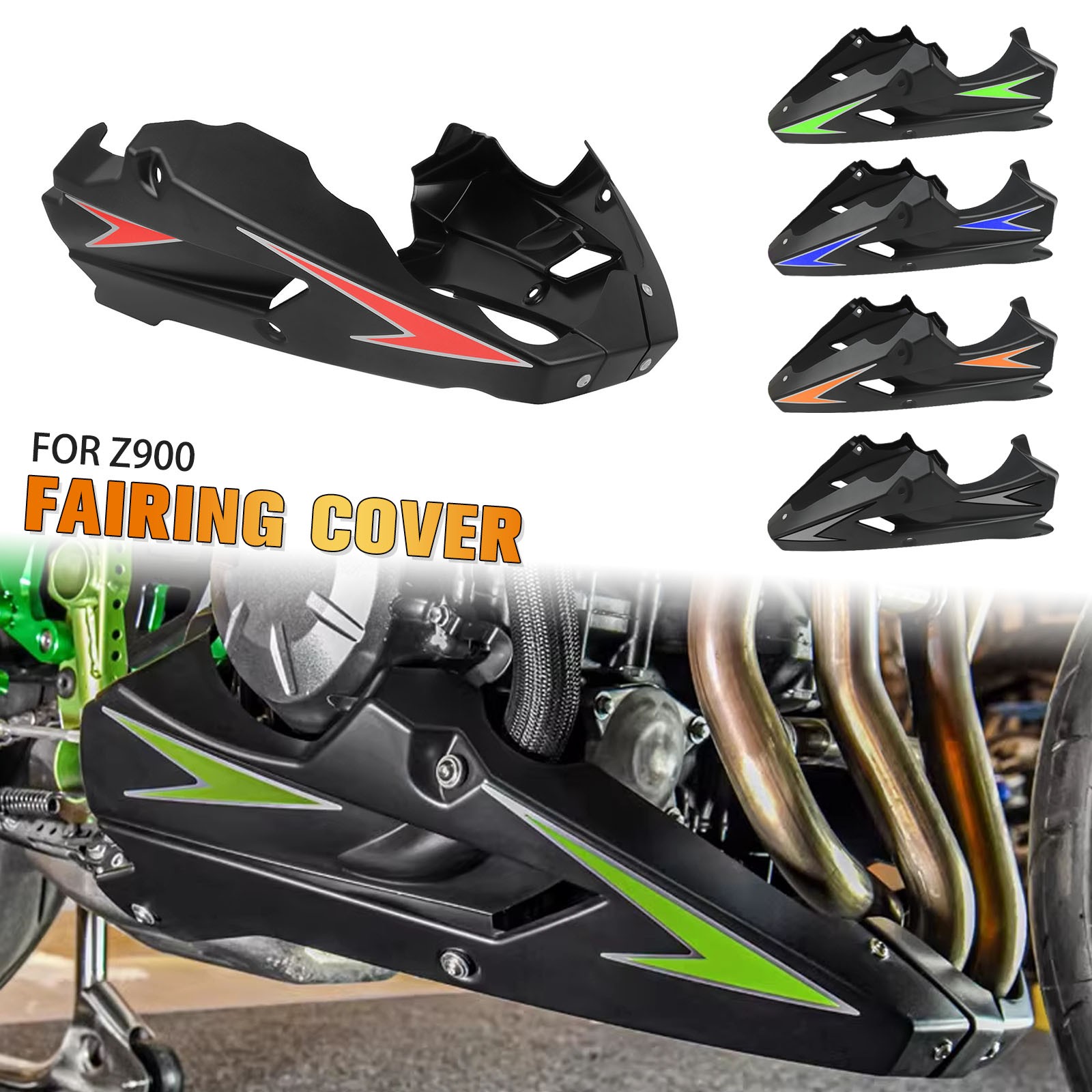 Lower Panel Cowl Fairing Belly Pan Cover For Kawasaki Z900SE 2021+ Z900 2017+