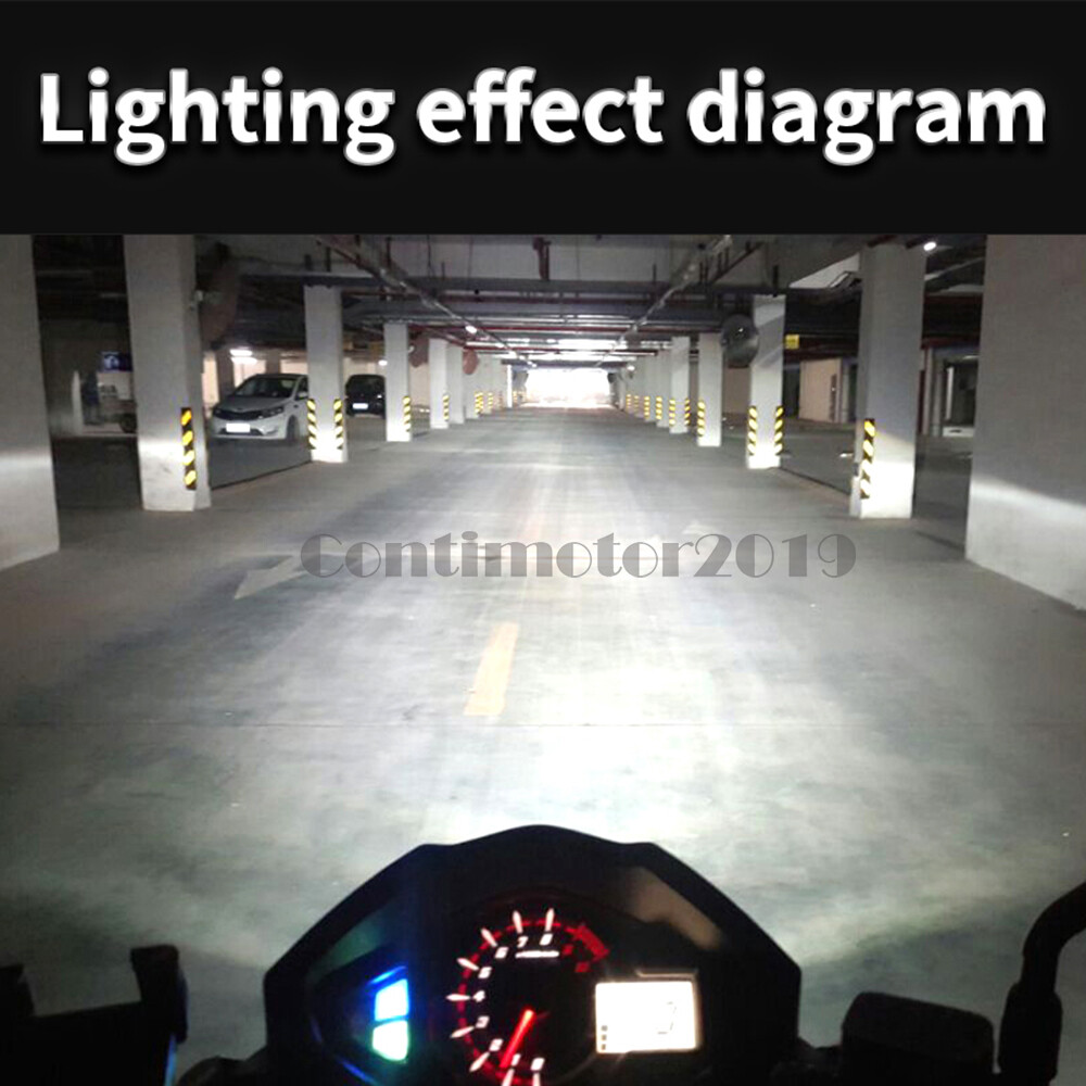 60W LED Motorcycle Bike Car Headlight Driving Lamp Fog Spot Work Light Lamp