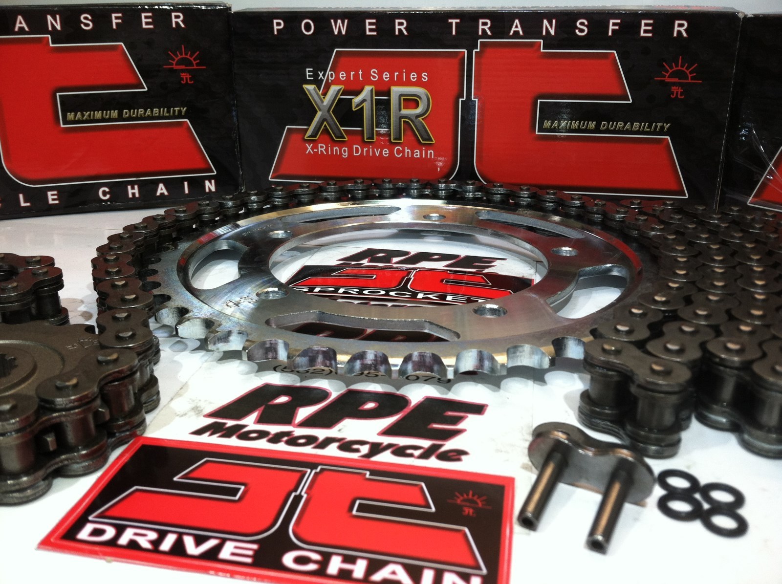 2006-2010 Suzuki GSXR750 JT 525 X1R3 OEM Natural Silver Chain and Sprockets Kit