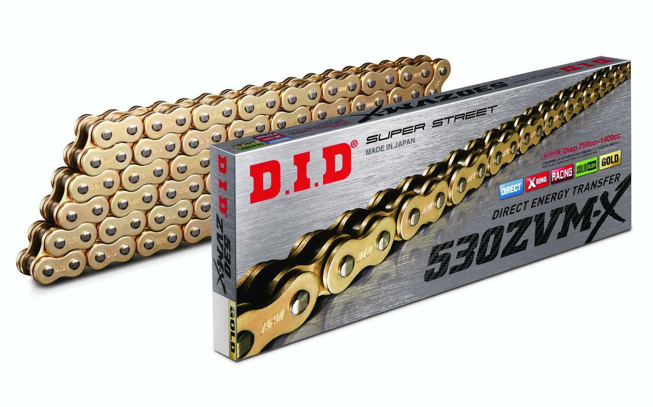 Suzuki GS550 ES D-G 83-86 DID 530 ZVMX Gold X-Ring Chain & JT Sprocket Kit