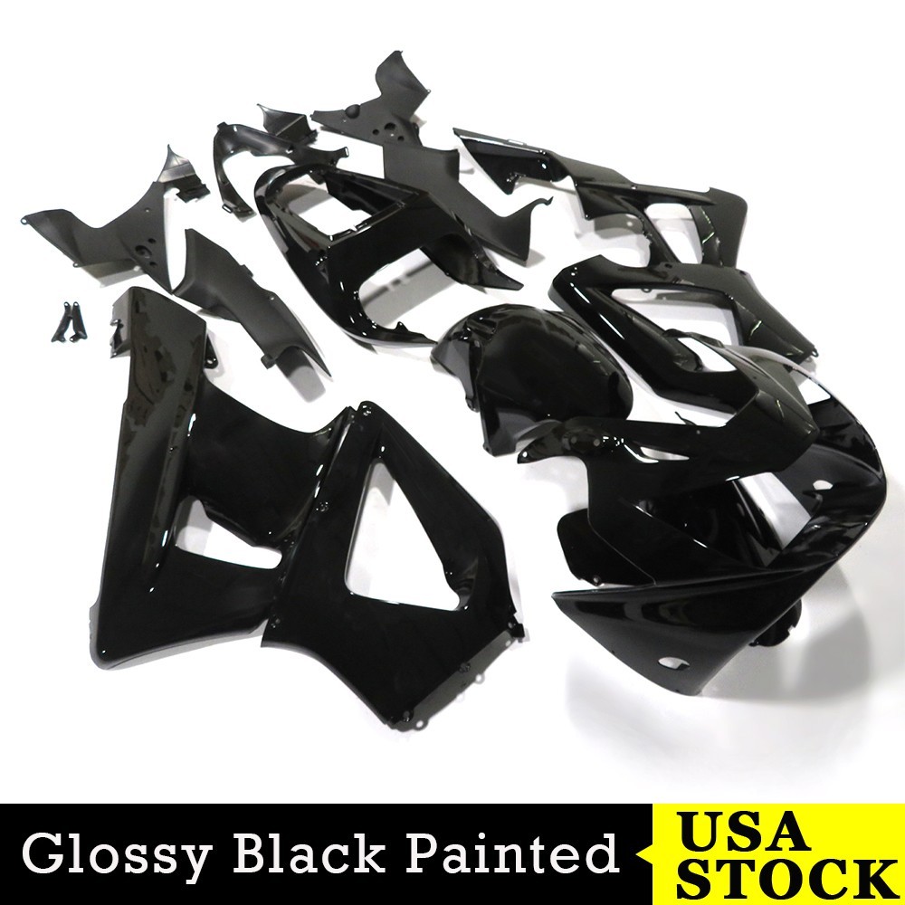 Glossy Black Fairings Kit For Honda CBR929RR 2000 2001 ABS Frame Body Work Set