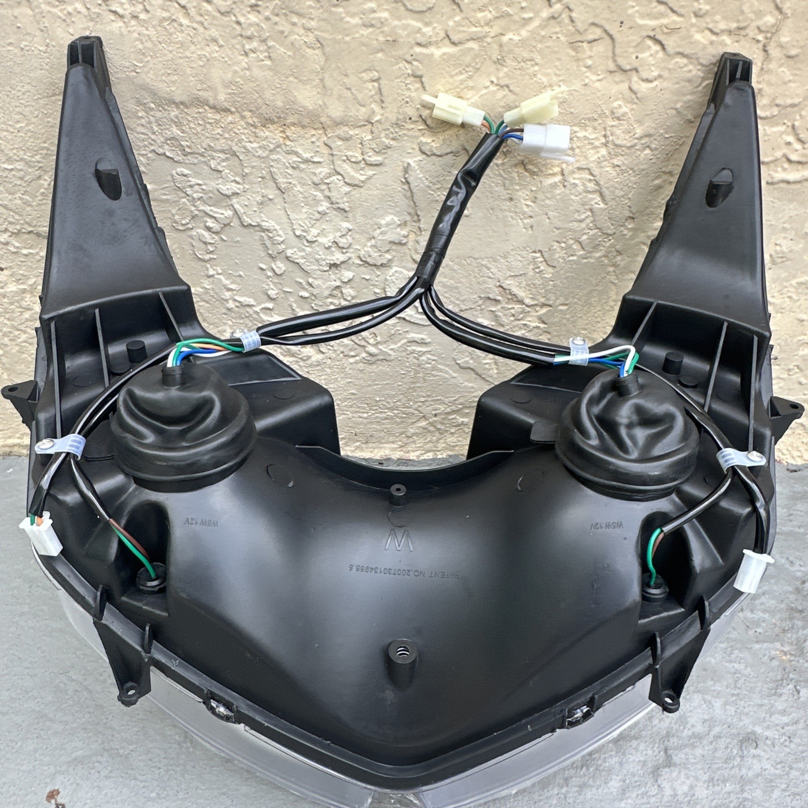 OEM TaoTao EVO 150cc Headlight Assembly Complete w/ Harness Bulbs GY6 Scooter