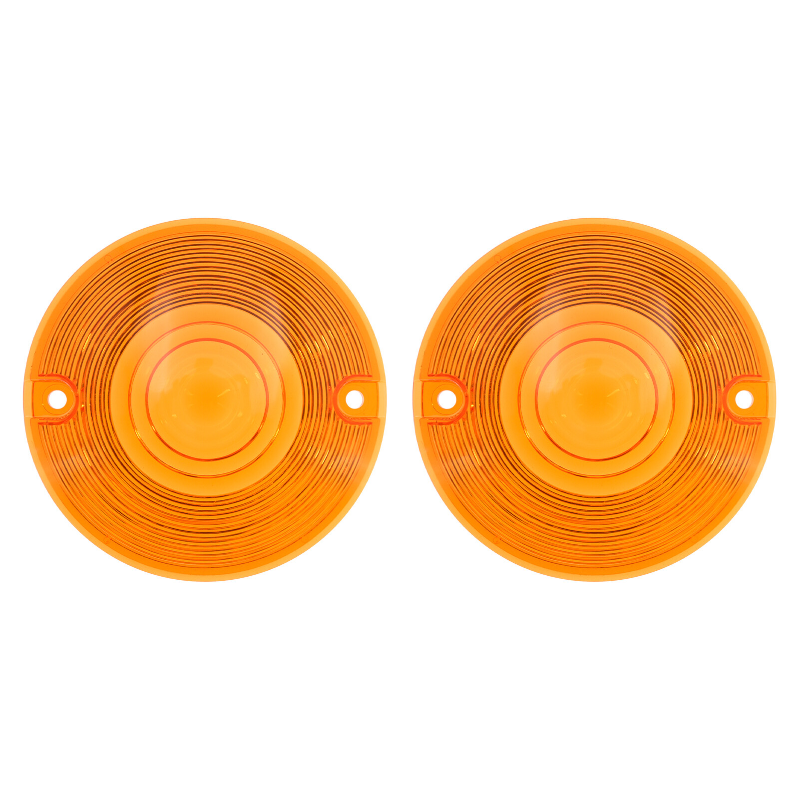Amber Yellow Turn Signal Light Lens Cover For Harley Heritage Softail 1986-2023