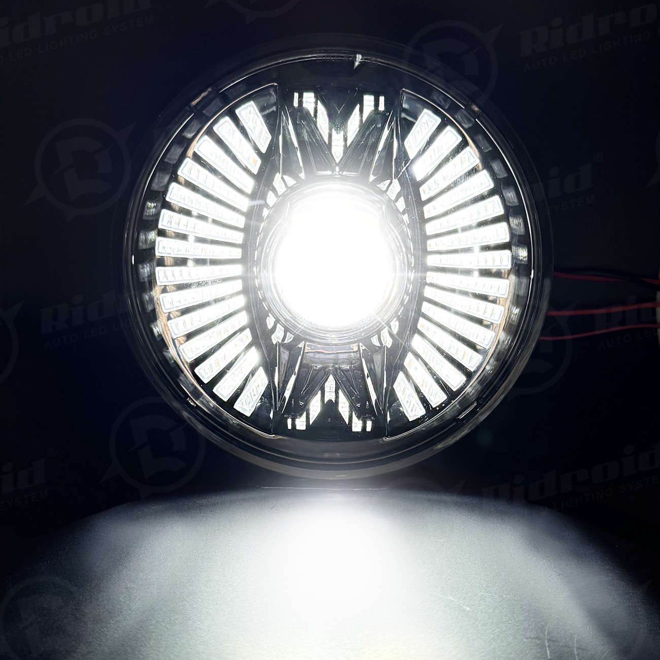 For Kawasaki VN Vulcan 500 750 800 900 1500 DOT 7″INCH LED Headlight Turn Signal