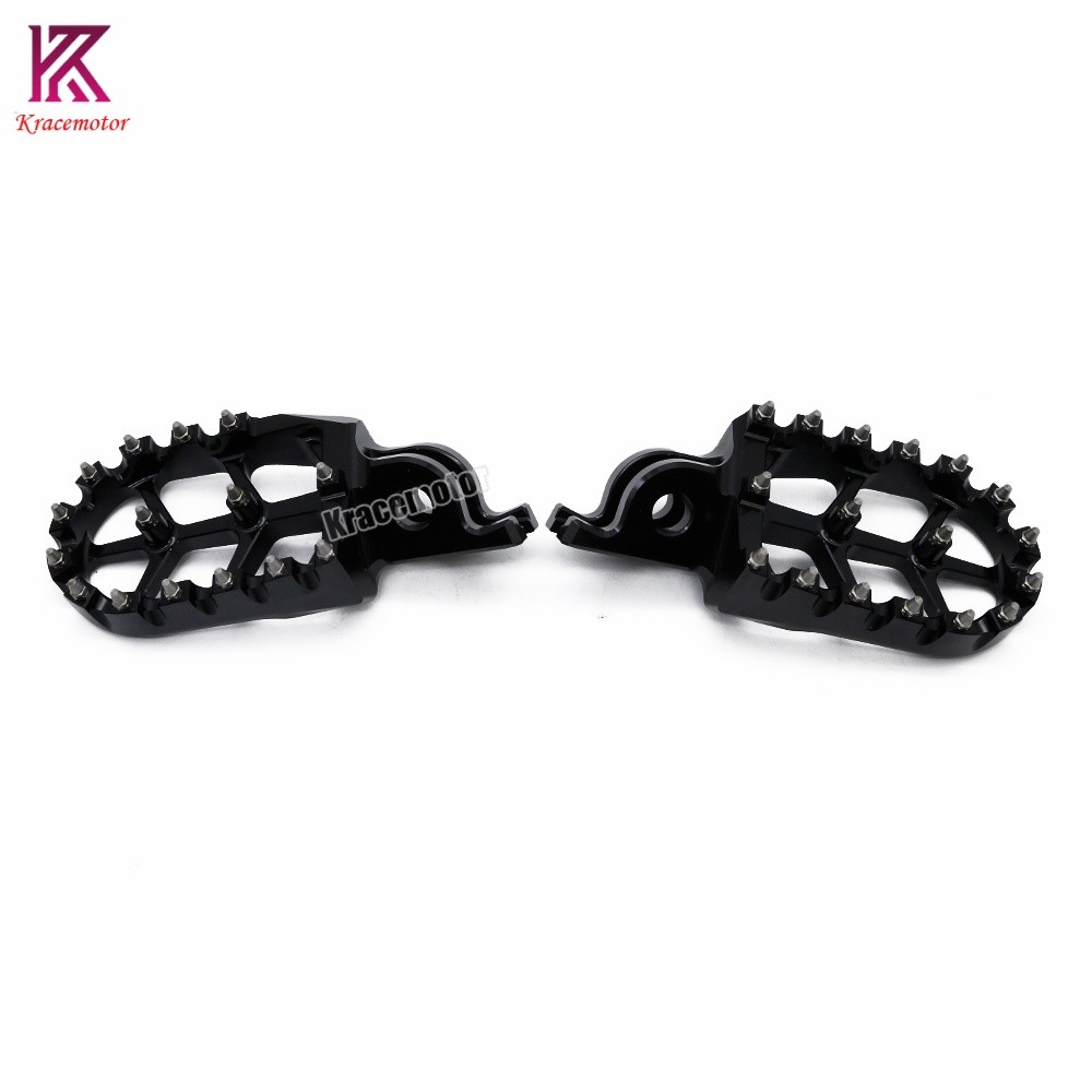 For Kawasaki KX250 2005-2008 KX250F KX450F 2007-2022 Footpeg Footrest Pedals CNC