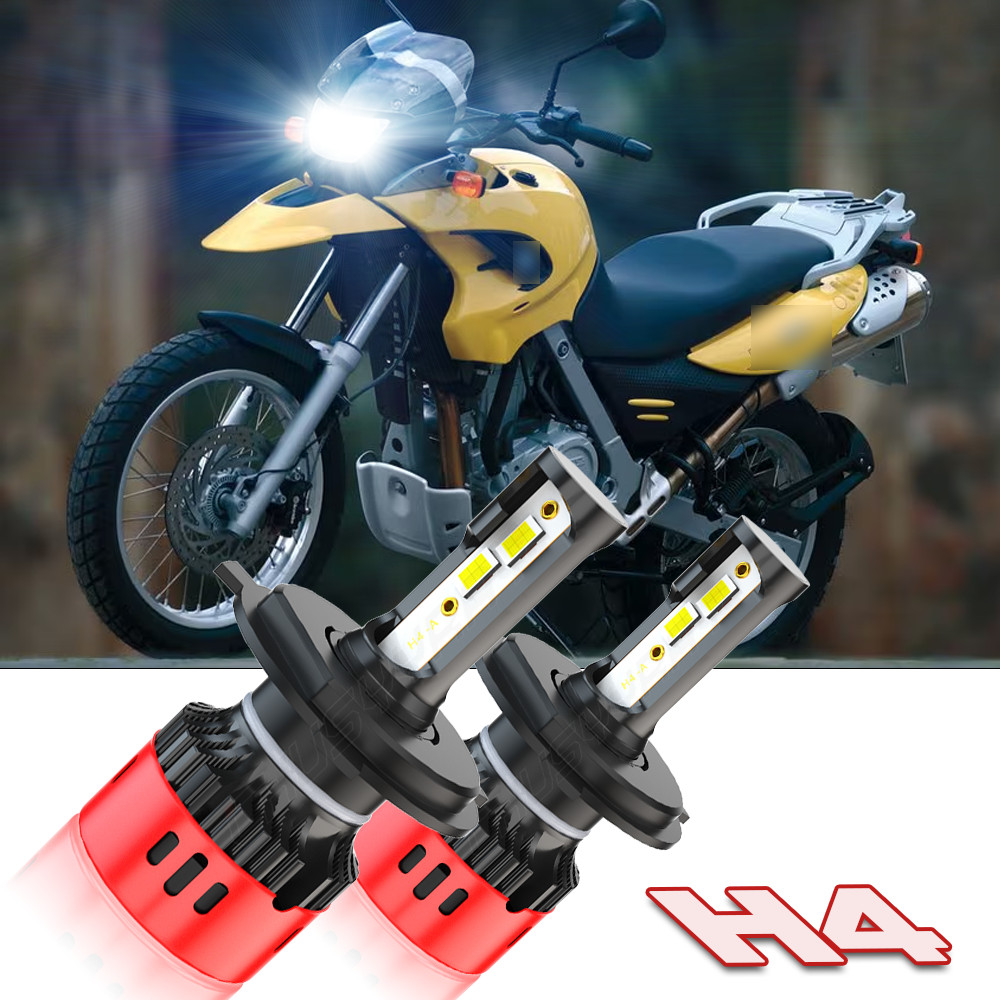 For BMW F 650 GS 2000-2007 H4 LED Motorcycle Headlight High/Low Beam Bulbs