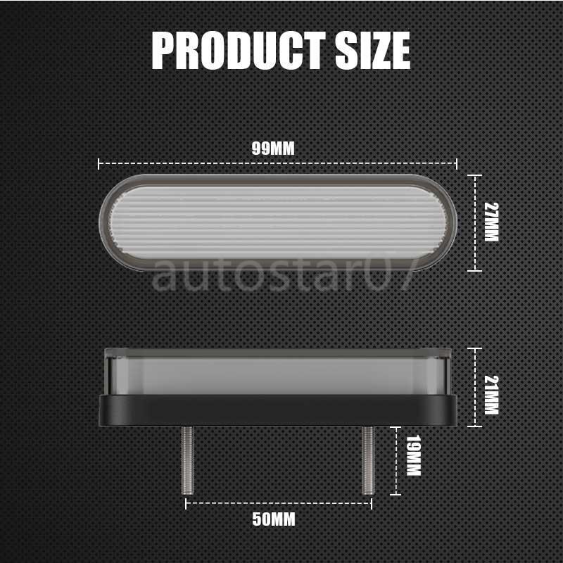 Motorcycle LED Rear Tail Light Brake taillight Stop Light Universal Running Lamp