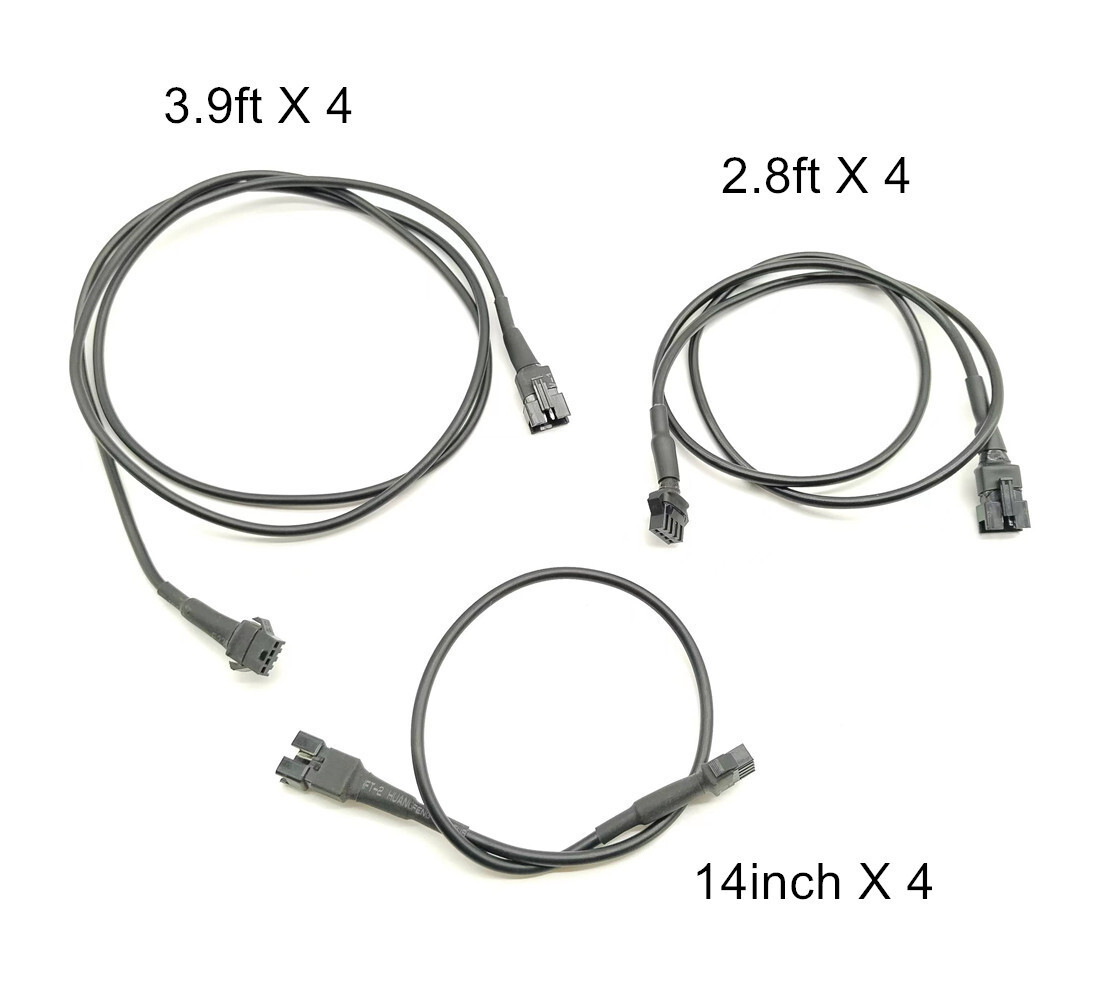 Extension Cable Wire Cord Kit For Yamaha Motorcycle Led Accent Lights