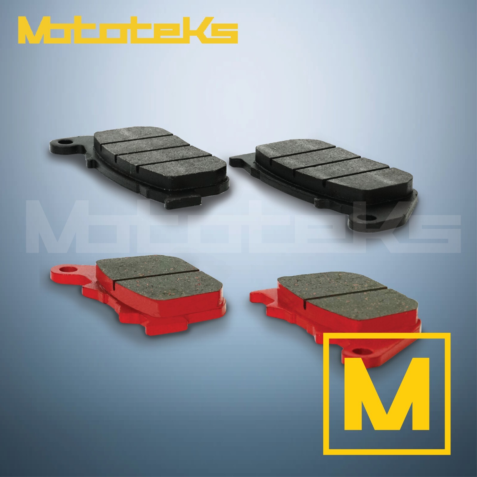 HARLEY DAVIDSON BRAKE PADS SEMI SINTERED METALLIC FOR SPORTSTER FRONT&REAR SET