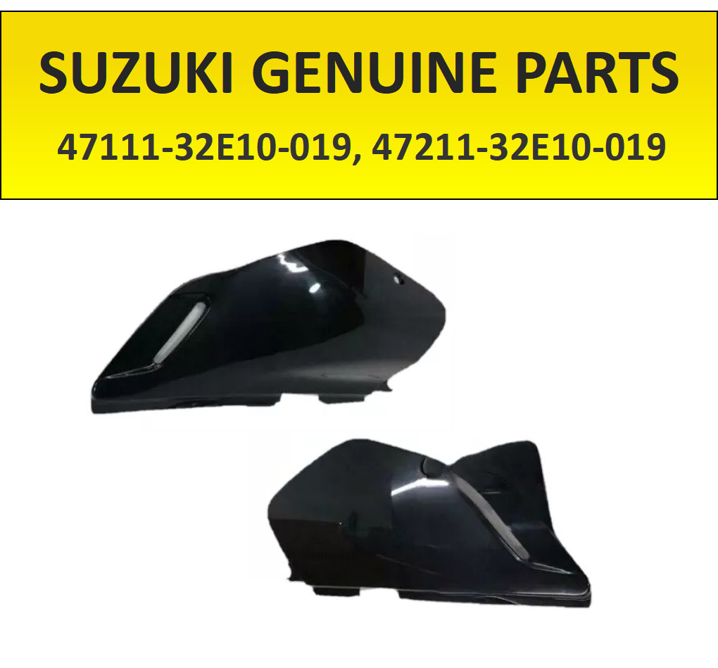 Suzuki Genuine DR650SE Side Panel Set 47111-32E10-019 47211-32E10-019 Black OEM