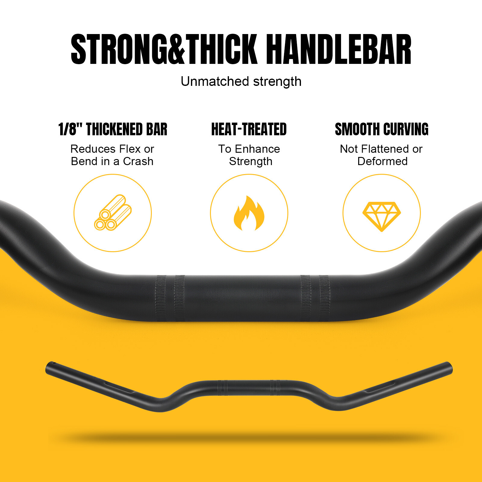 Motorcycle 7/8″ 22mm Tracker Drag Bars Handlebars For Honda NC700S NC700X NC750X