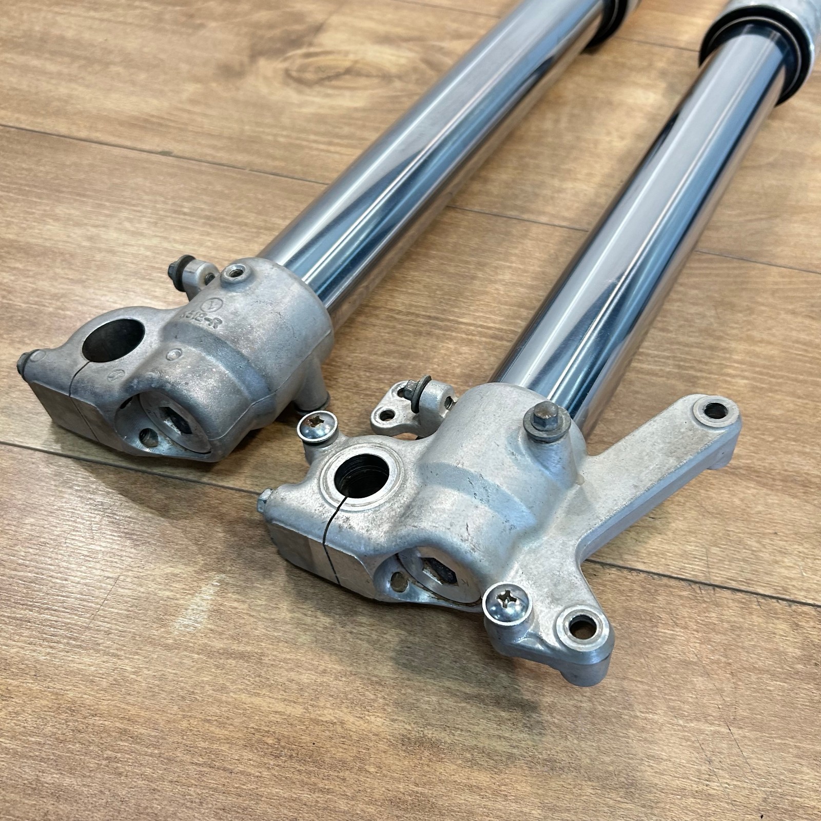 2001 99-02 Kawasaki KX125 KX 125 / OEM KYB FRONT FORKS SUSPENSION
