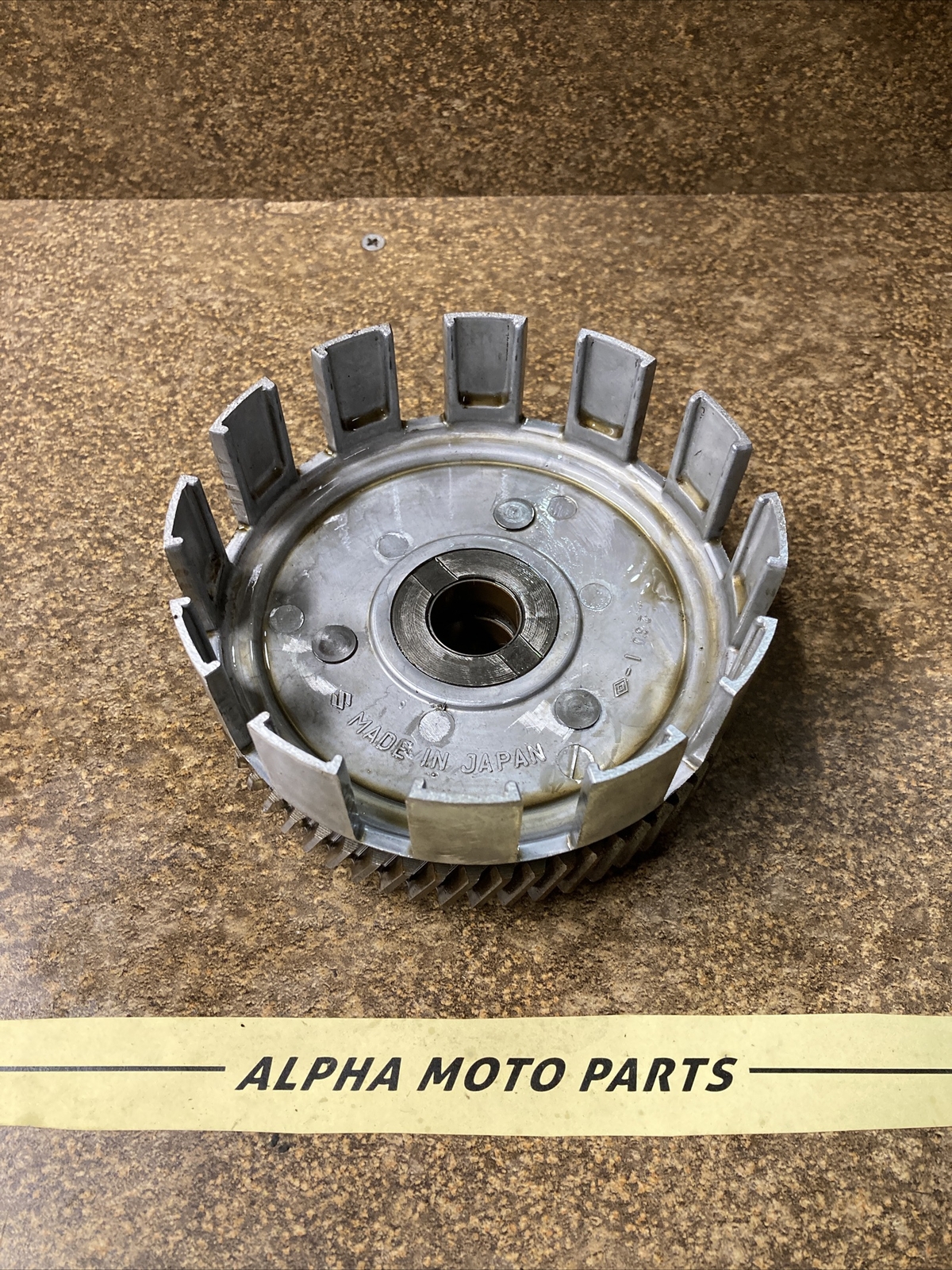 72 Suzuki TC125 Clutch Basket Outer Boss Spool Hub ( Has Oxidation )