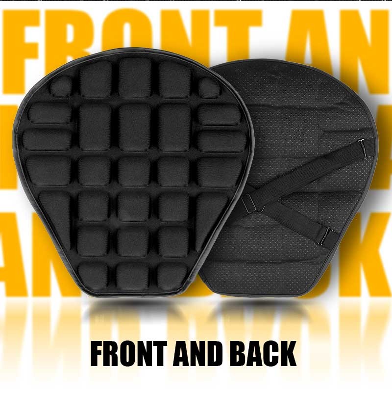 3D 1x Motorcycle Seat Cushion Pressure Relief Pad For Cruiser Touring Saddle USA