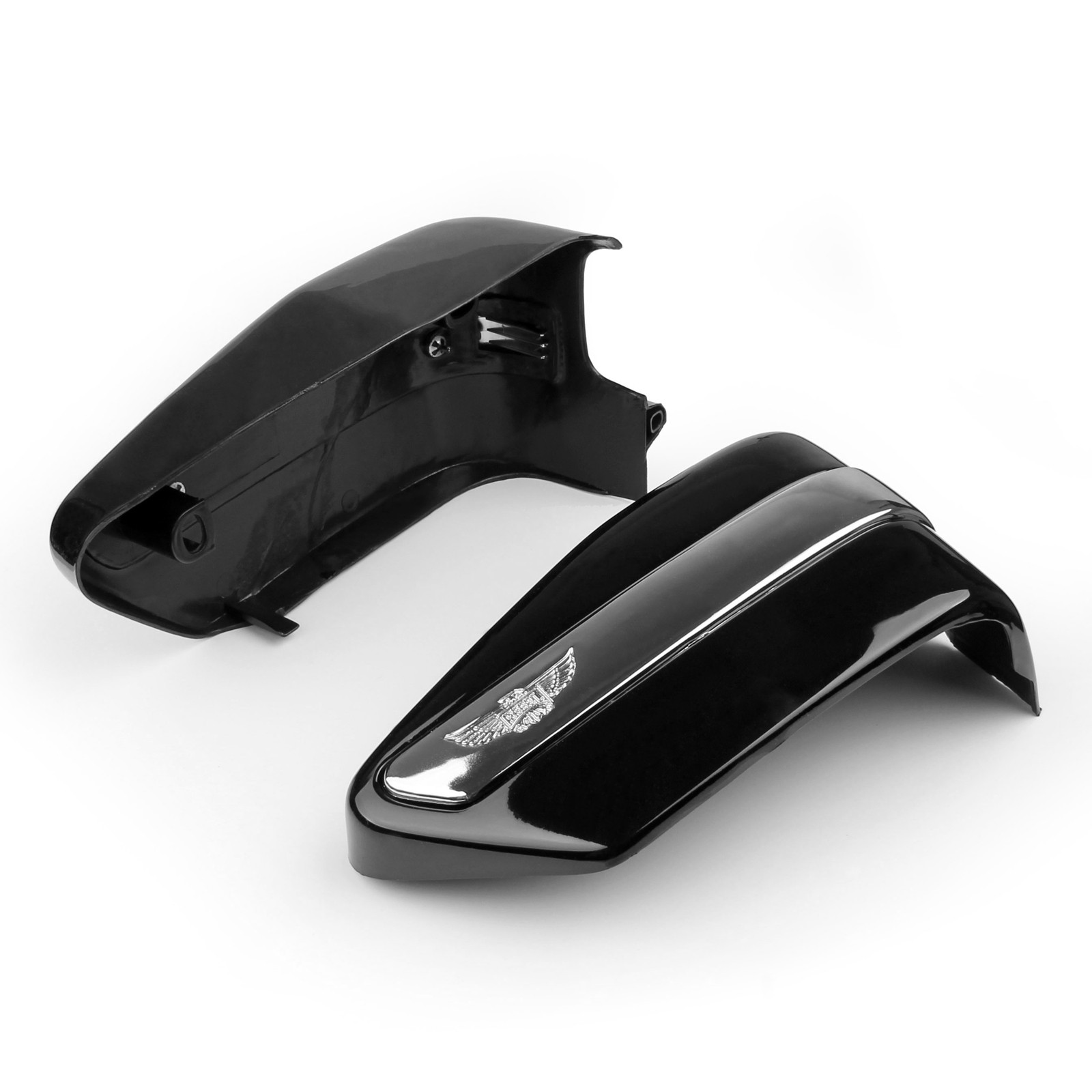 Battery Side Covers Left and Right ABS Plastic for Honda Rebel CA250 1985-1998