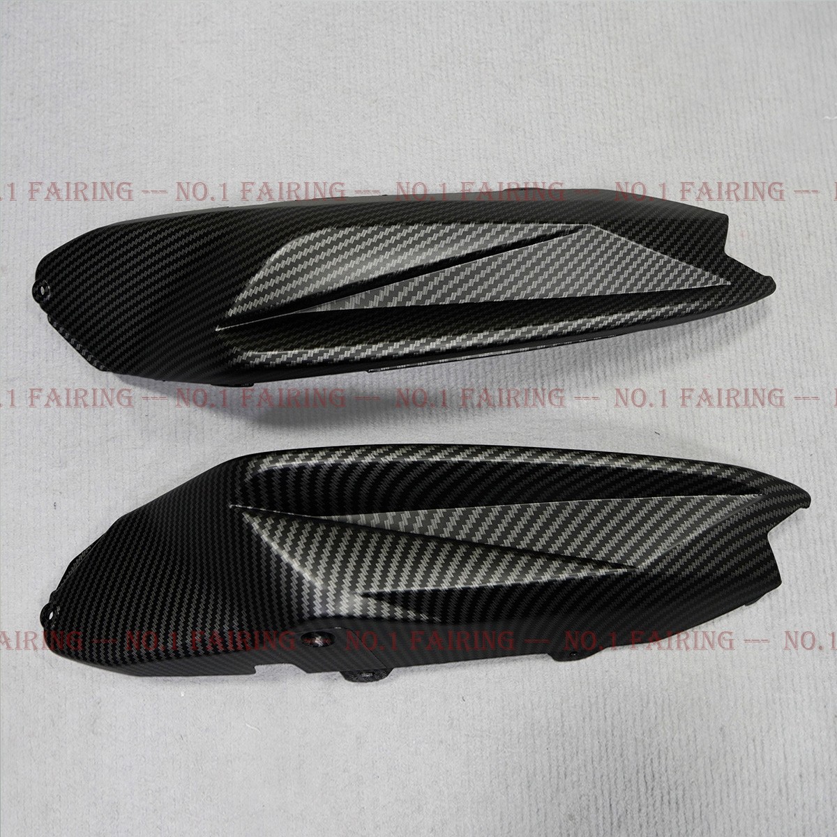 Flat Black Carbon Fiber ABS Fairings Kit For Kawasaki Ninja 650 2012-2015 ER6F