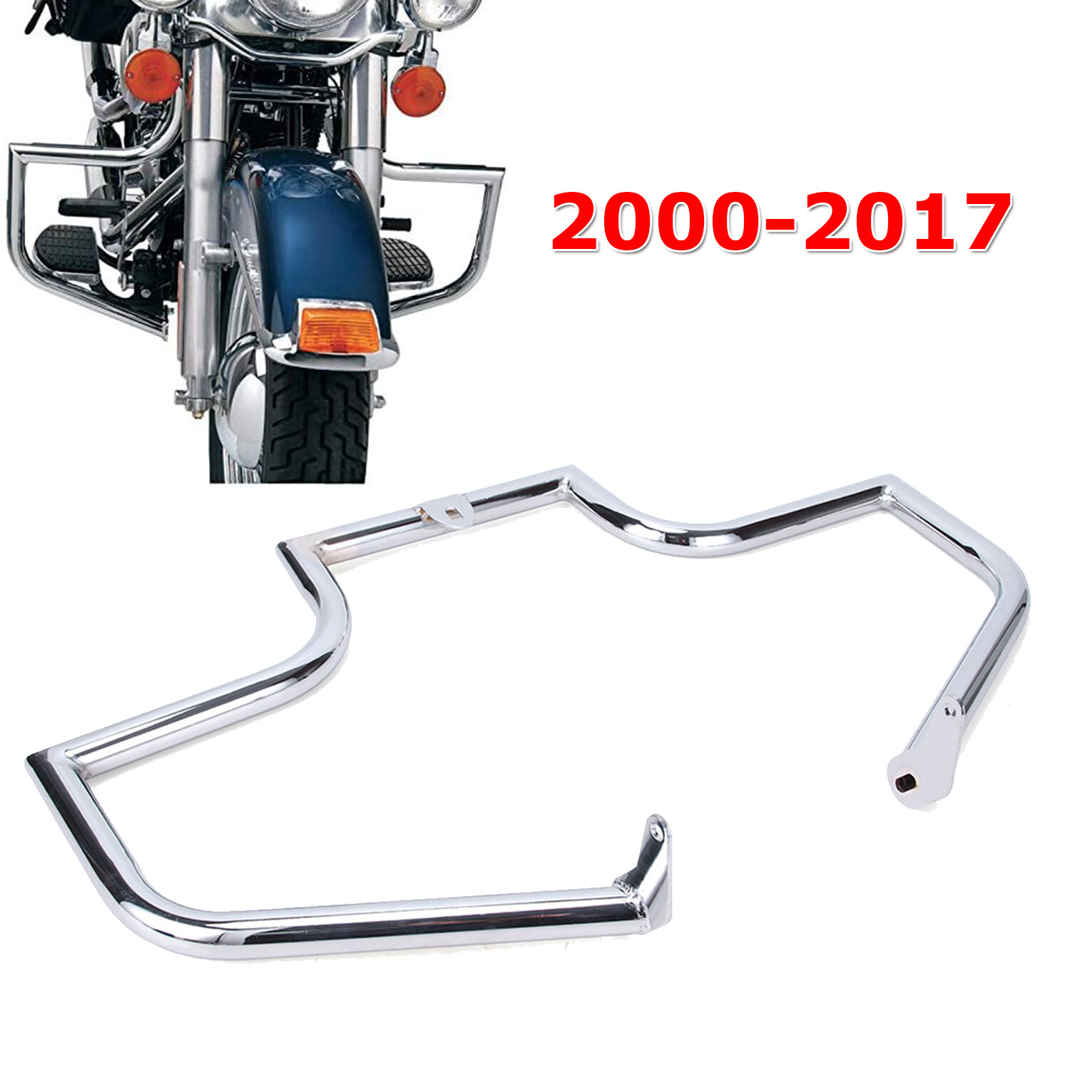 Engine Guard Highway Crash Bar for 2000-2017 Harley Softail FLSTF FLSTC FLSTN