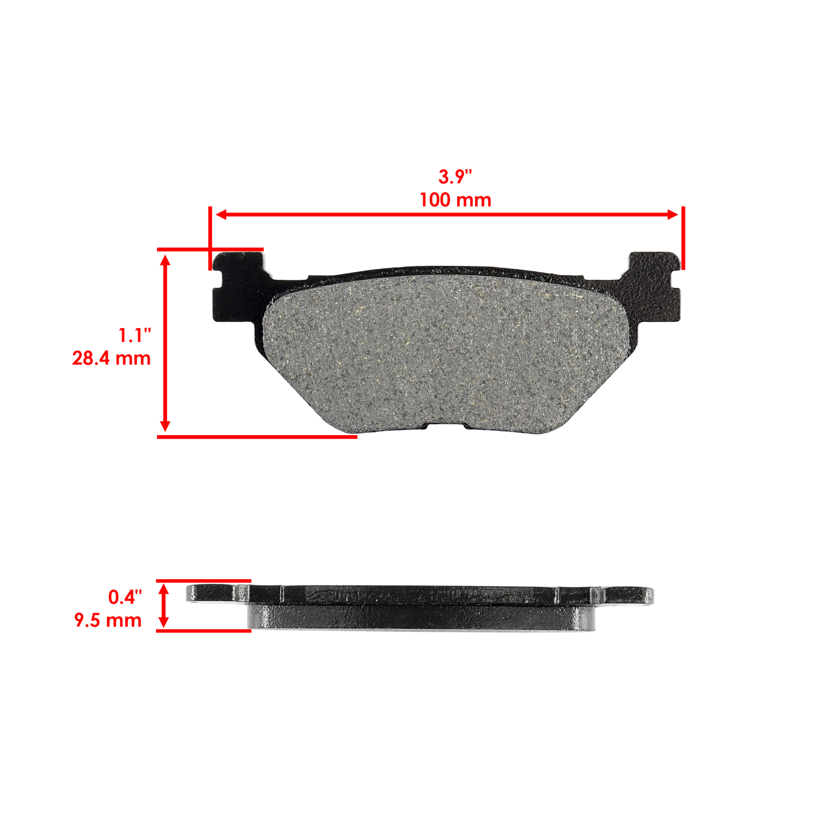Front Rear Brake Pads for Yamaha XTZ1200 Super Tenere 1200 2012-2024 Front Rear