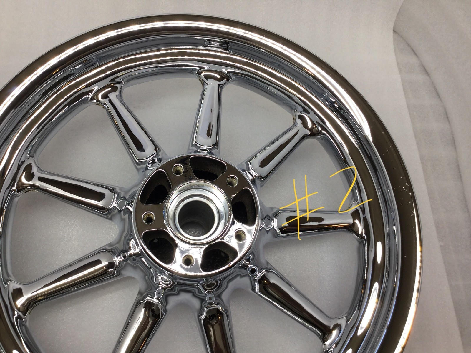 Harley Touring Wheels 2000-08 1″ AXLE MAG Road Glide Chrome OEM rims EXCHANGE