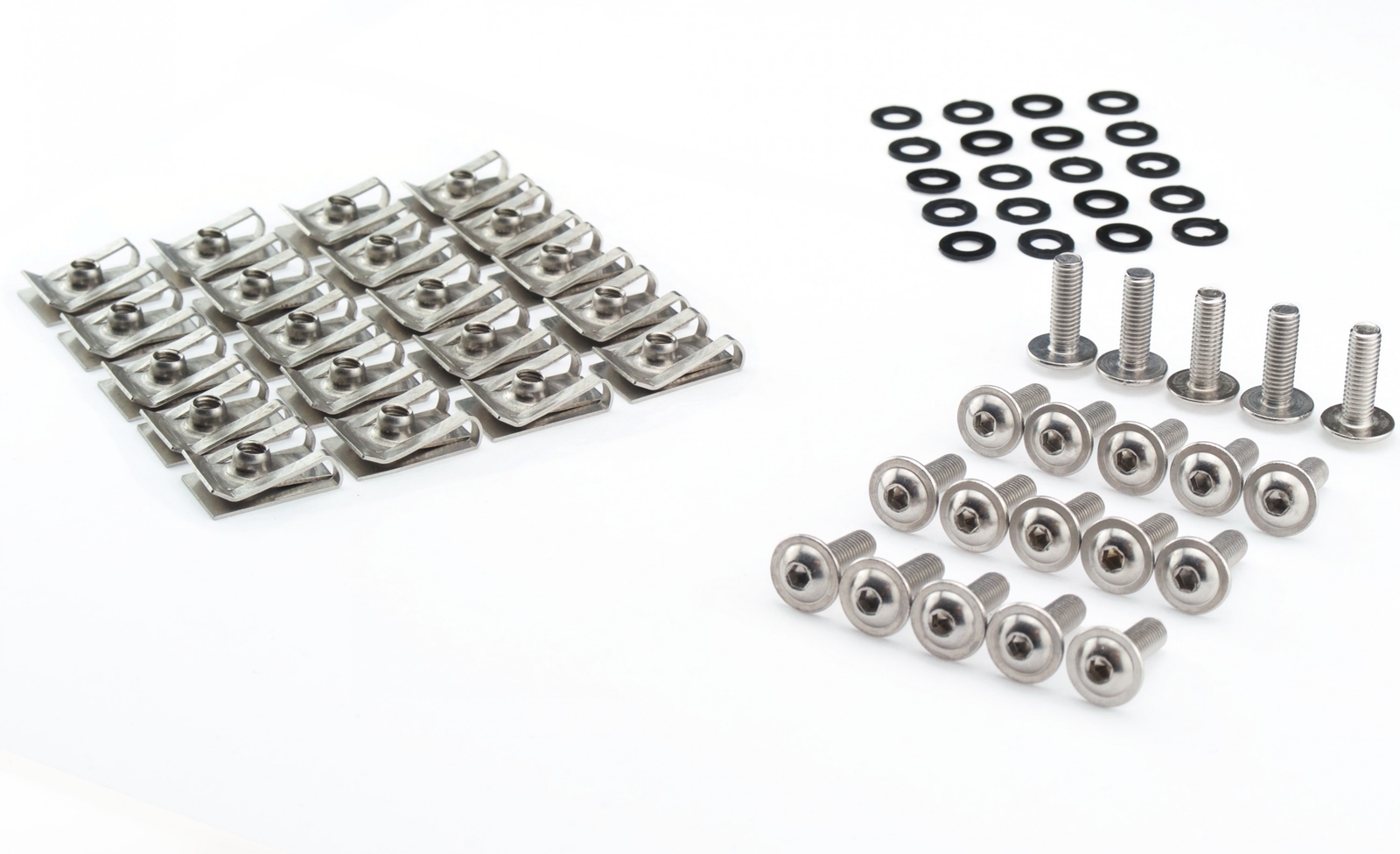 Stainless Steel A2 Motorcycle Bolts 5mm Fairing Bolts M5 Sheet Metal Nut M5x16mm