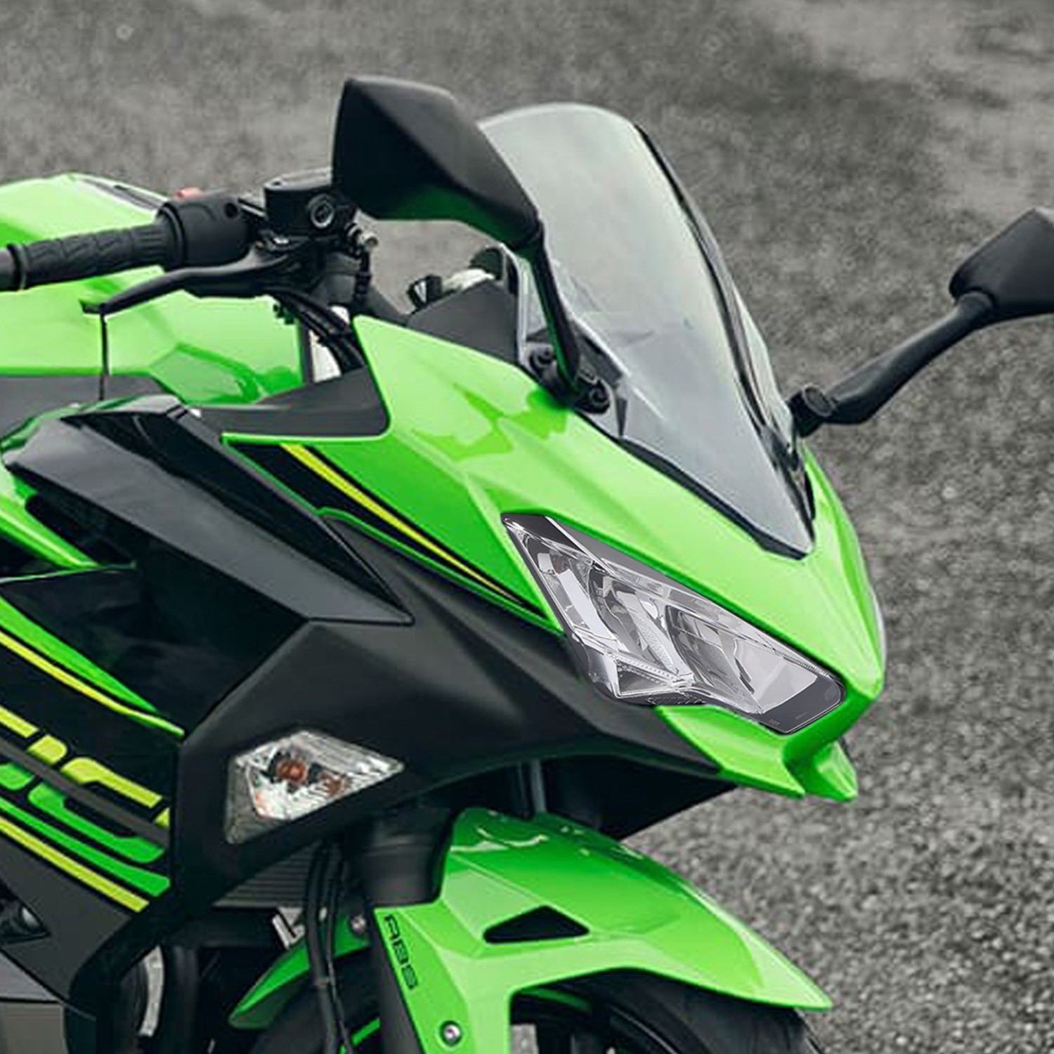 For Kawasaki Ninja 400 EX400 2018-2024 Front Headlight Assembly Headlamp Light