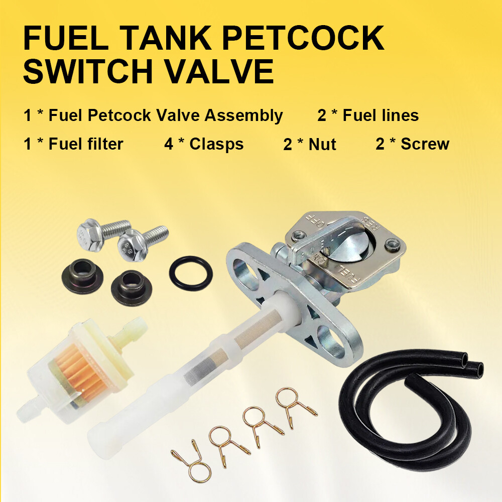 Fuel Fuel Tank Petcock Switch For Valve 1985-2003 Honda XR100R XR70R XR80R XR50R