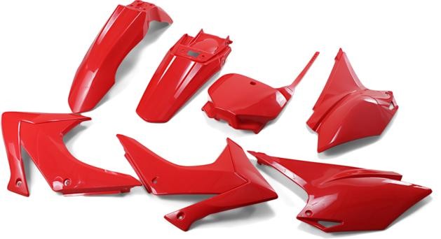 UFO Complete Plastics Kit Red for Honda CRF230F 2015-2016 for Honda CRF230F