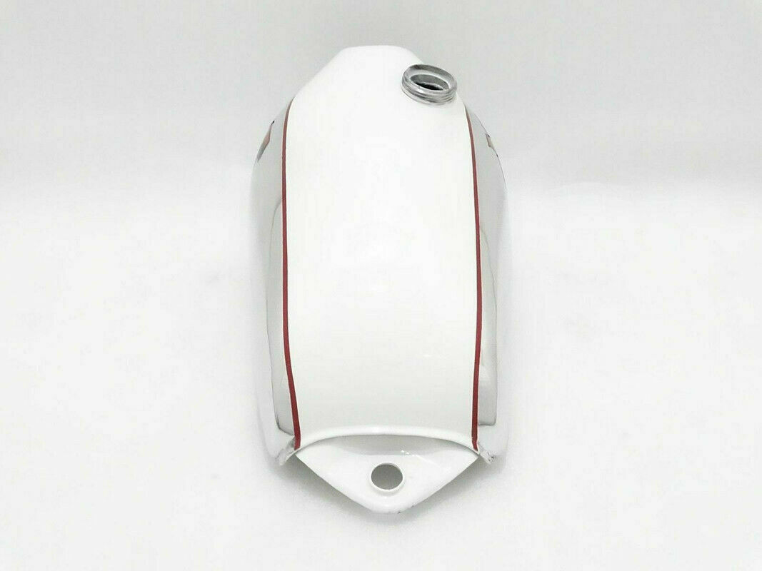 YAMAHA XT500 ALLOY WHITE GAS FUEL PETROL TANK 1980’S MODEL