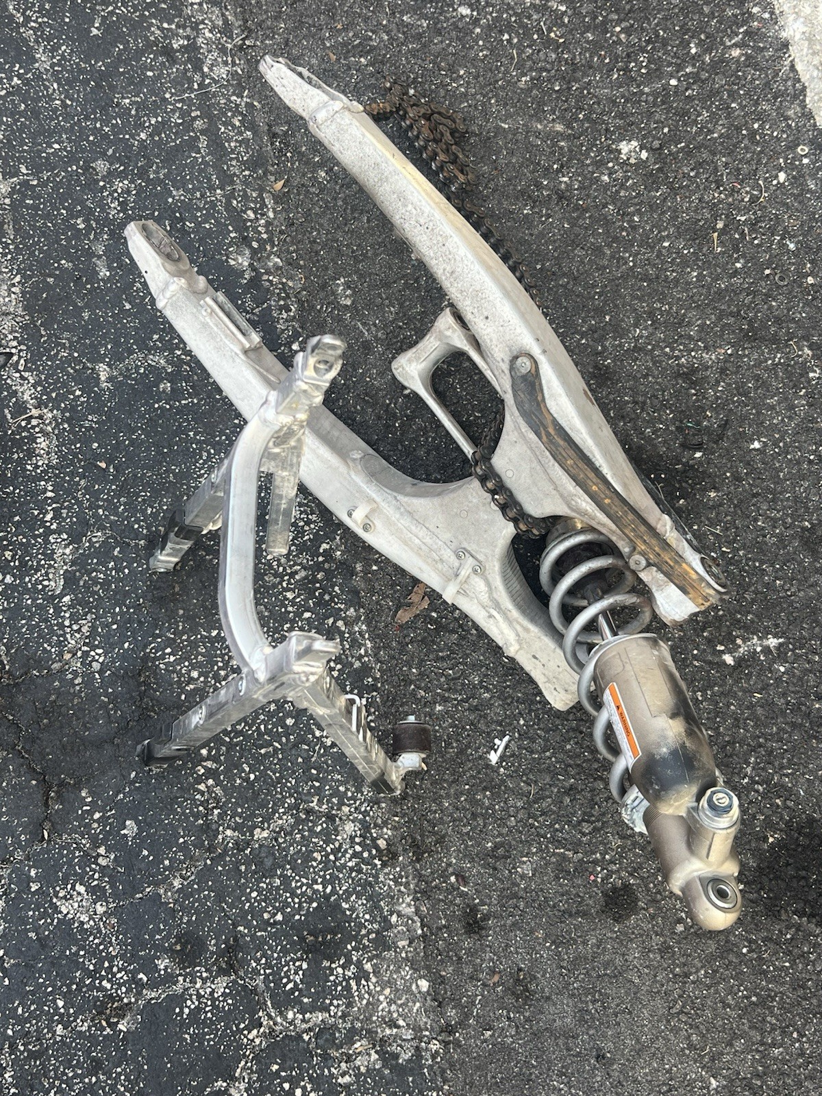 Yamaha Yz250F 2024 Swing Arm And Sub Frame OEM