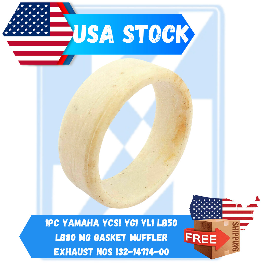 1pc Yamaha YCS1 YG1 YL1 LB50 LB80 MG Gasket Muffler Exhaust NOS 132-14714-00