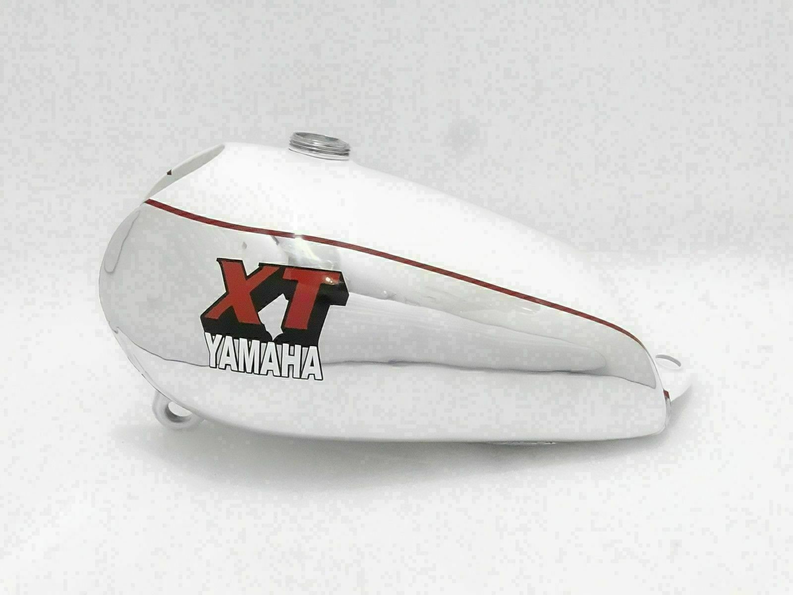 Yamaha XT500 Alloy White Painted & Polished Fuel Petrol Tank 1980’S Model