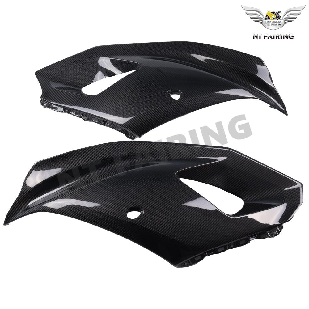 FTD Carbon Fiber 2022-2025 Yamaha YZF R7 Front Upper Side Panels Fairing