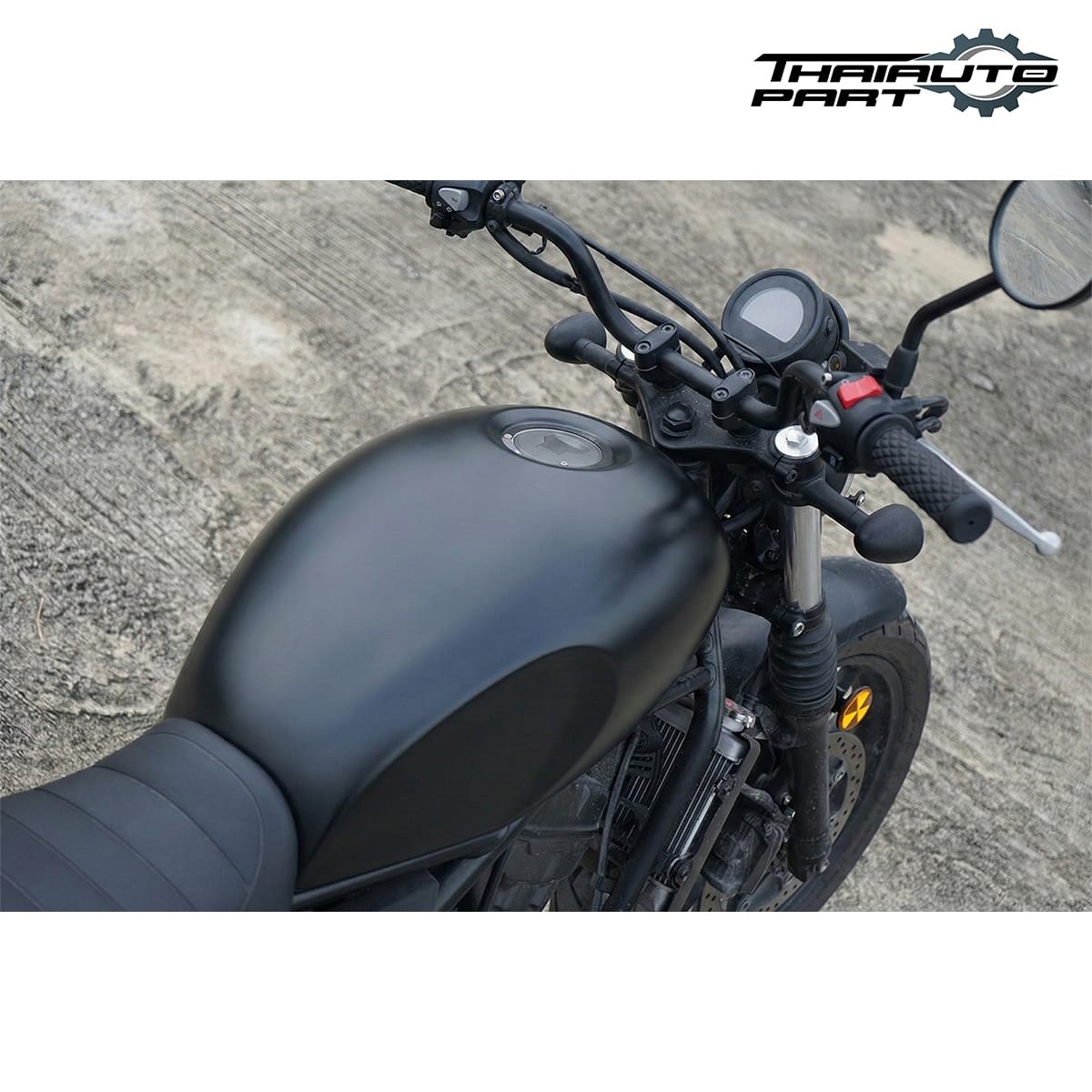 Cover Fuel Oil Tank Matte Black For Honda SCL CL300 CL500 2023-2025