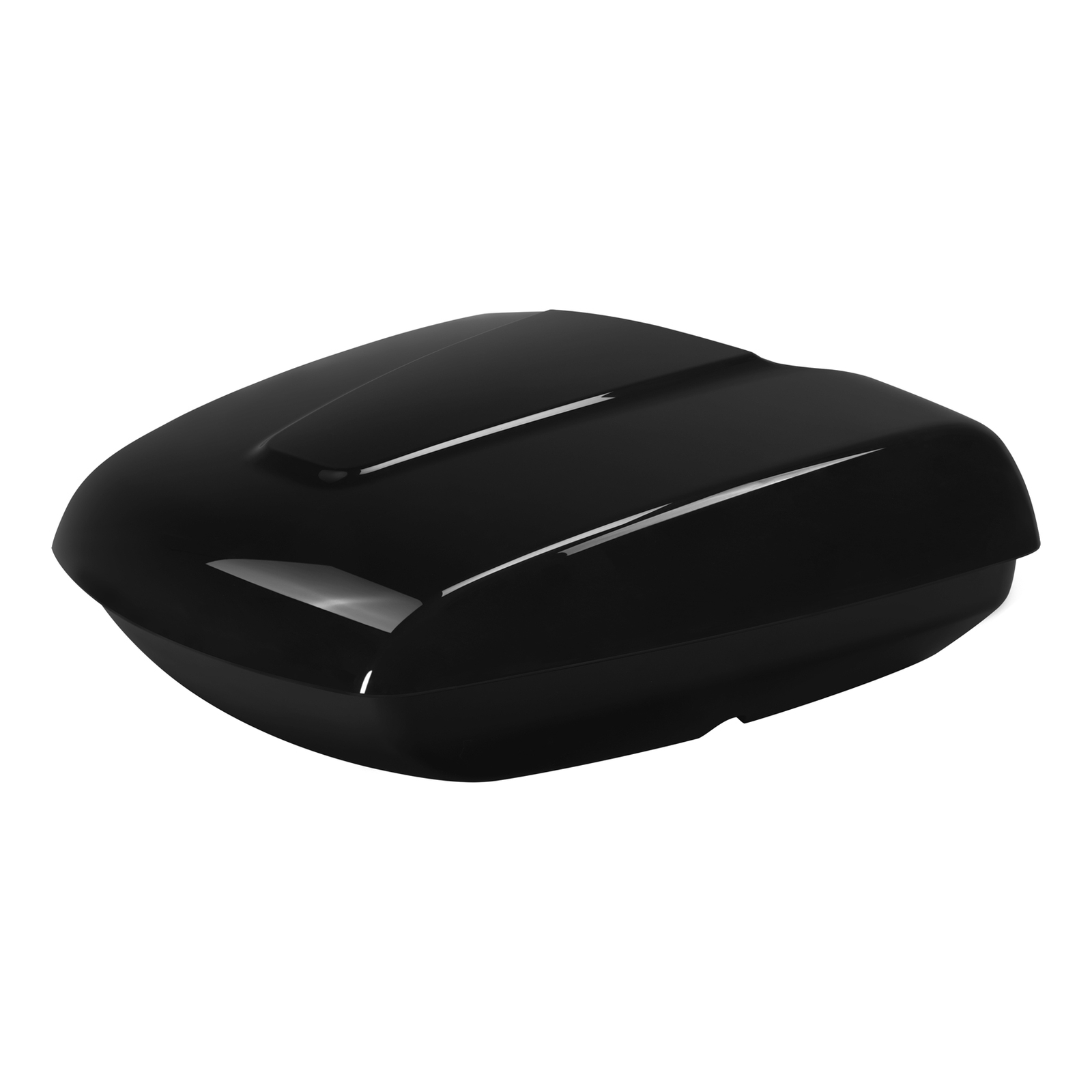 Vivid Black Low Profile Trunk Fit For Indian Pursuit Limited 2022-25 Dark Horse