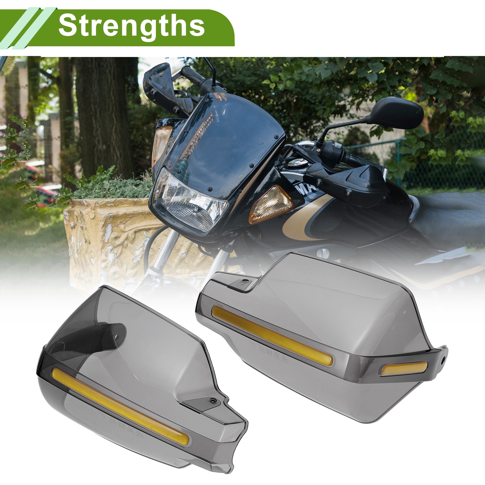 1Set Universal Hand Guard Motorcycles Knuckle Guard Protector PP Plastic