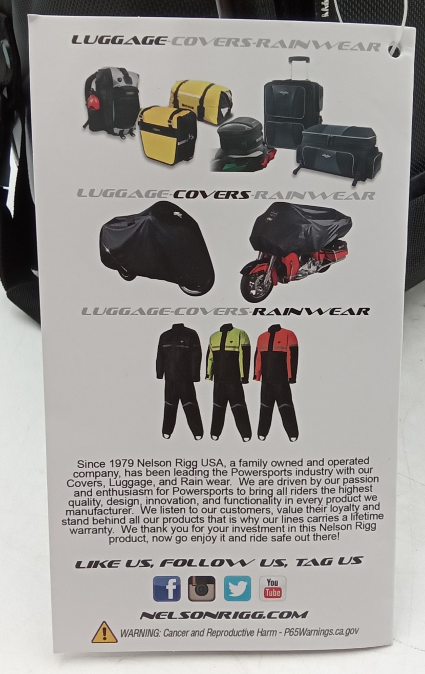 NELSON RIGG NR-210 Route 1 Day-Trip Bag Gear and Packs