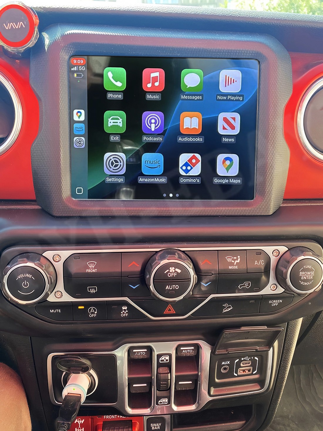 For Jeep Wrangler Rubicon Sahara 2015-2021 Android15 Carplay Radio Stereo GPS BT