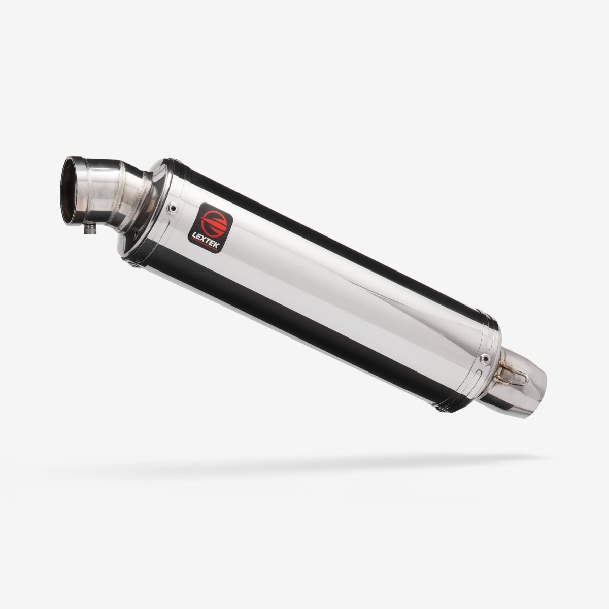 Lextek Stainless Steel RR4 Round Exhaust Silencer 300mm 38mm Easy to Replace