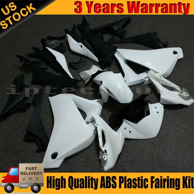 Unpainted ABS Fairing Kit For Honda CBR250R 2011-2013 2012 Pre-Drilled Body Set
