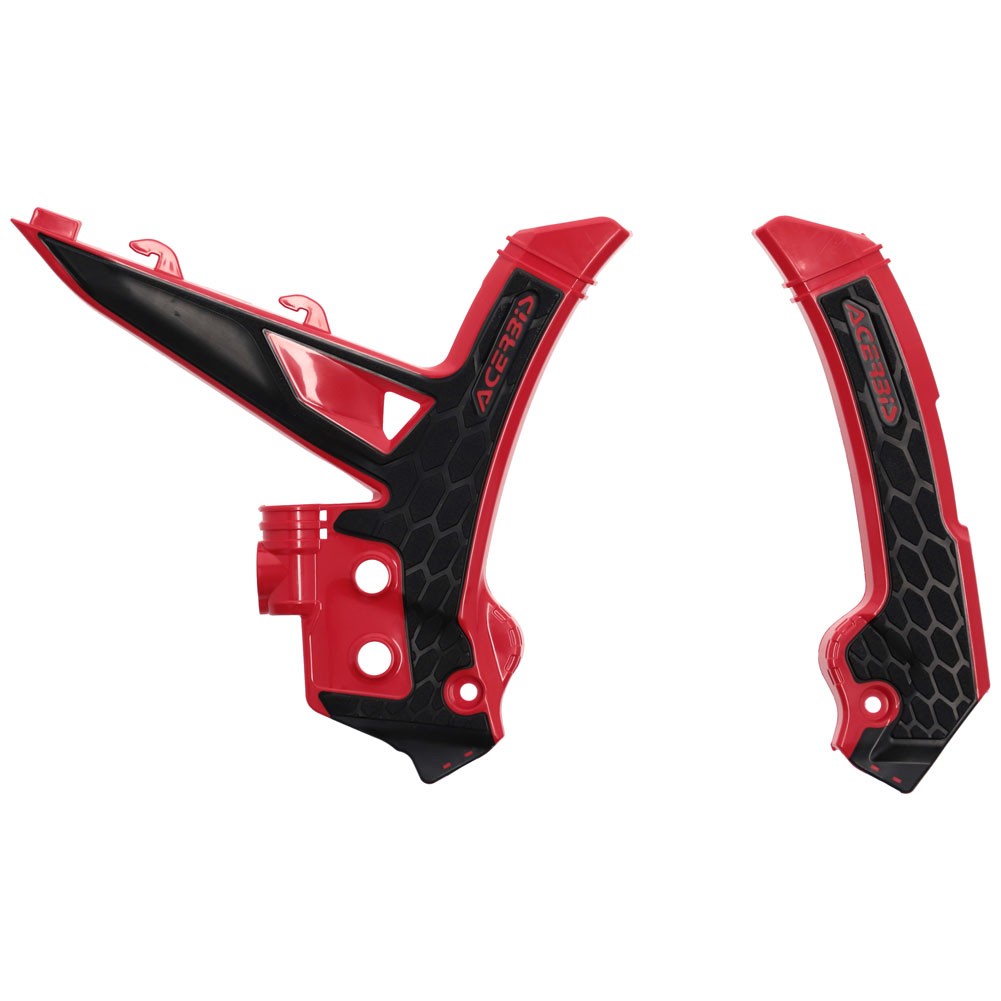 Acerbis X-Grip Frame Guards Red/Black For GASGAS MC 350F 2024-2025