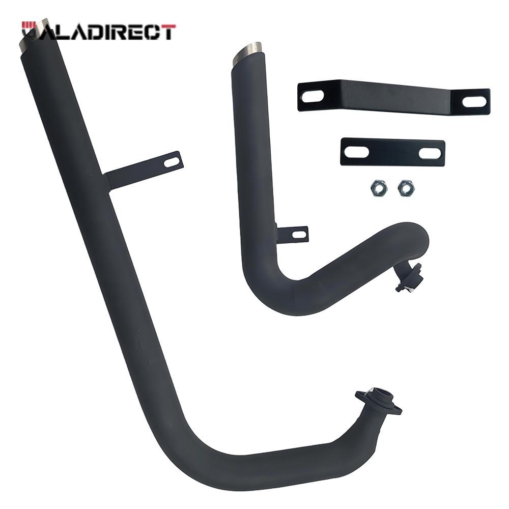 Slash Cut Iron Muffler Exhaust Pipe Silencer for Yamaha Virago V Star 250 XV250