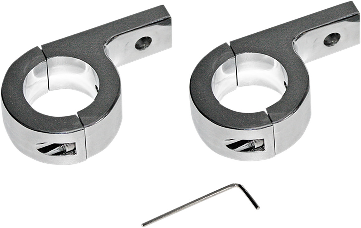 Custom Dynamics PB-125-C Mount Kit 1-1/4 Inch Tube Chrome Universal