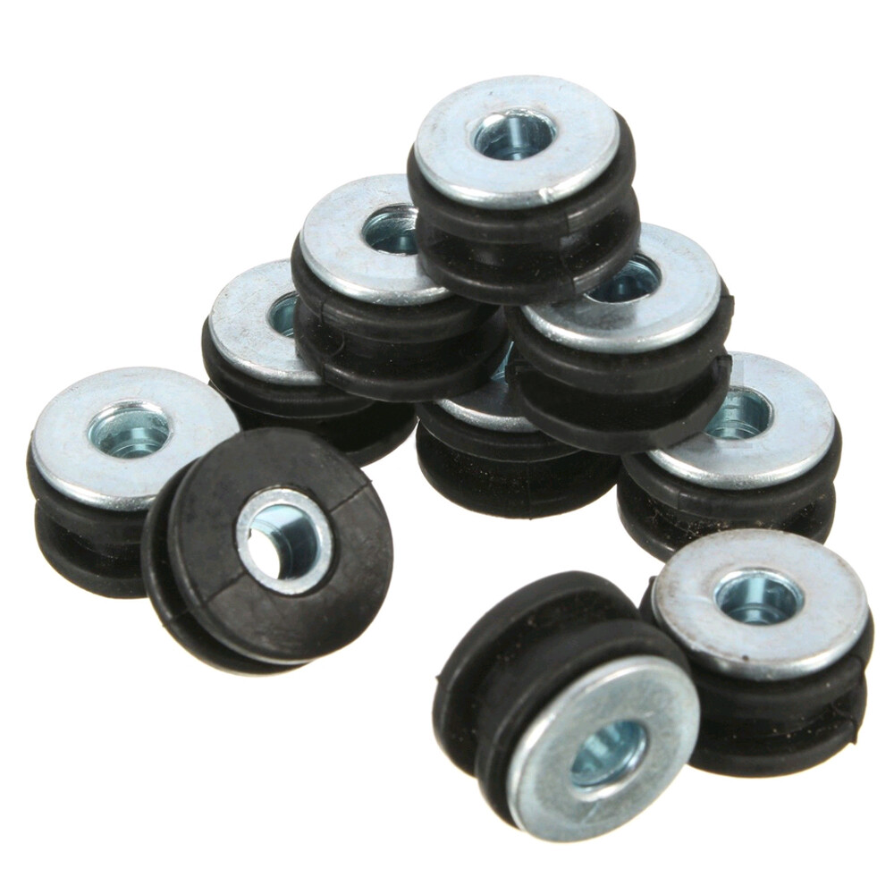 Motorcycle Parts Fairing Panel Rubber Grommet Bolt Shockproof Relief Cushion Pad