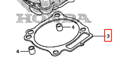 Cylinder Head Cover Gasket For Honda CRF250X CRF250R 04-06 12191-KRN-731