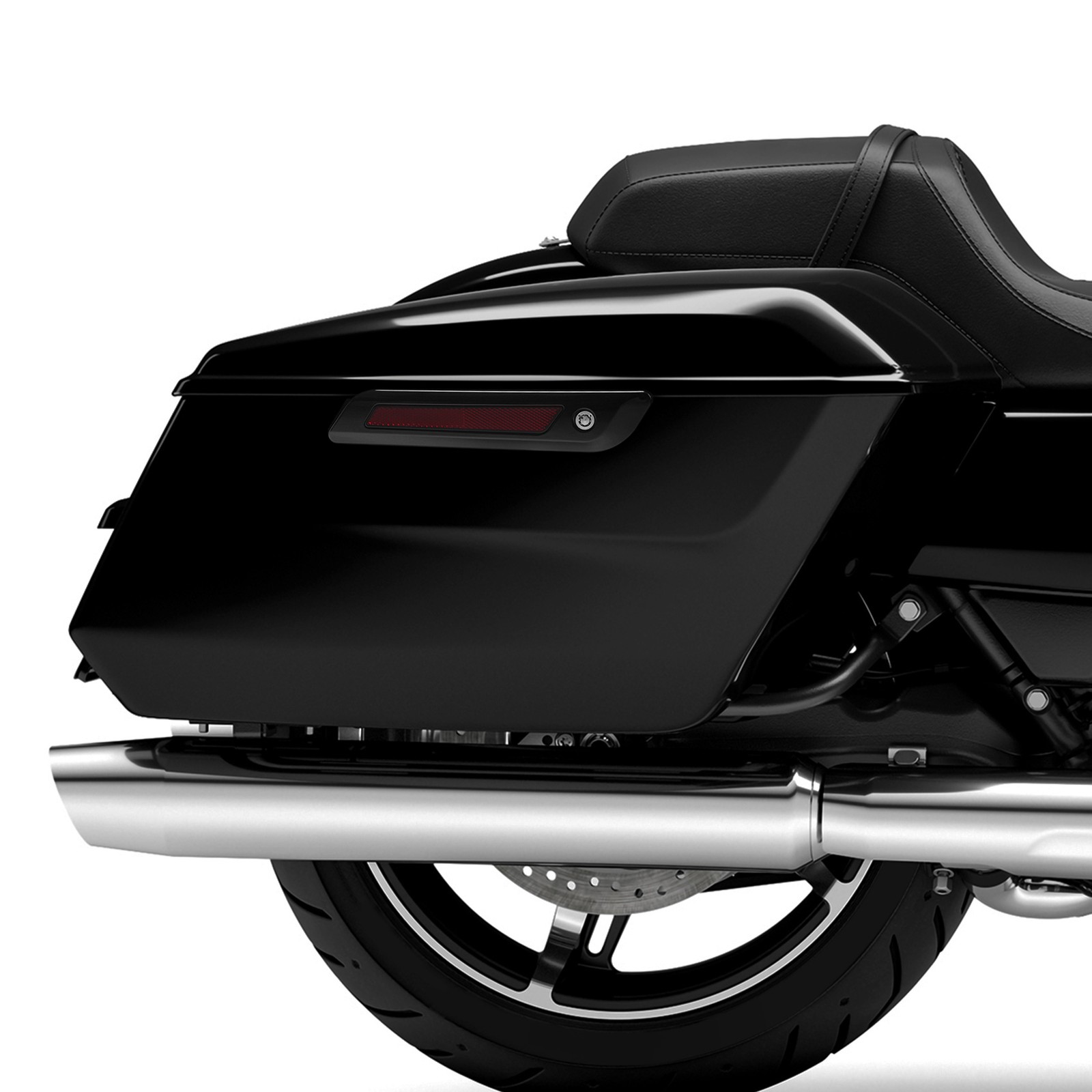 Vivid Black Saddlebags Saddle Bag Fit For Harley Street Road Glide 2024-2026