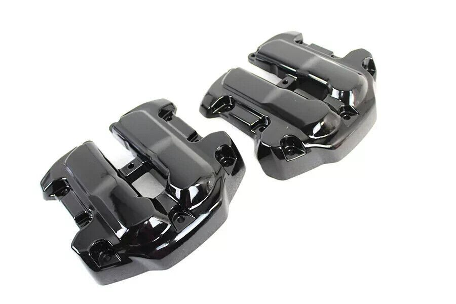 2017-2024 OEM Harley M8 Top Rocker Box Covers – Gloss Black Milwaukee 8
