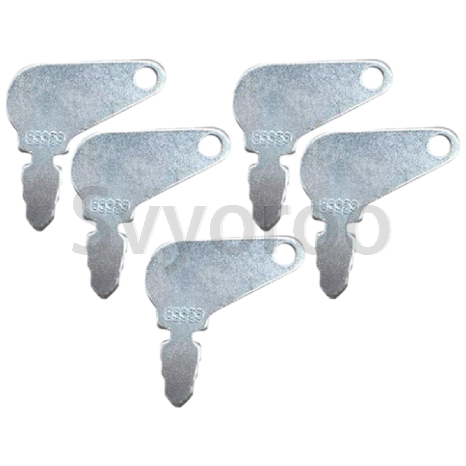 (5) For Case John Deere Massey Ferguson Terramite Tractor Ignition Keys 83353