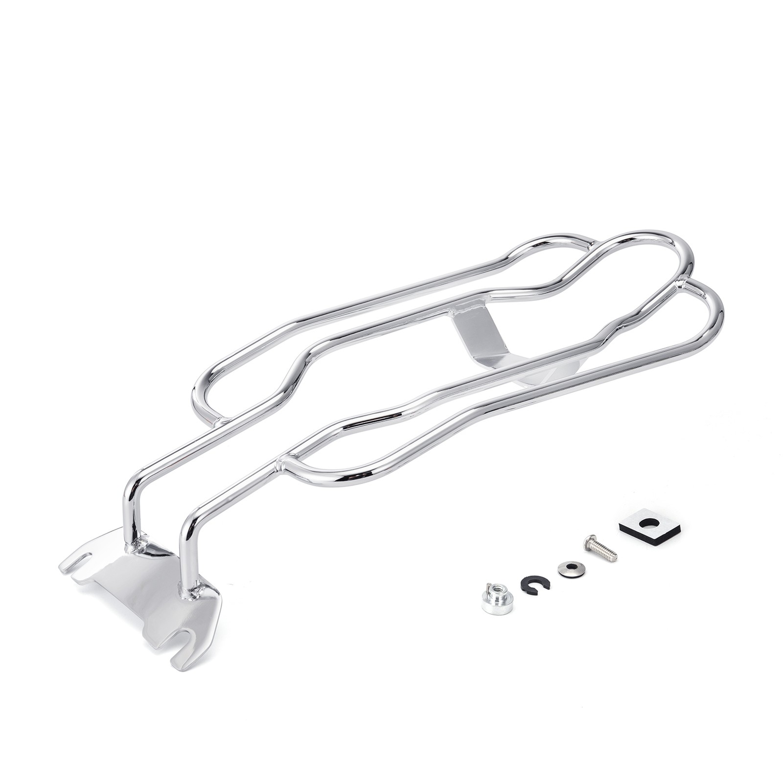 Durable Steel Solo Luggage Rack For Harley 2005-2017 Heritage Softail Classic