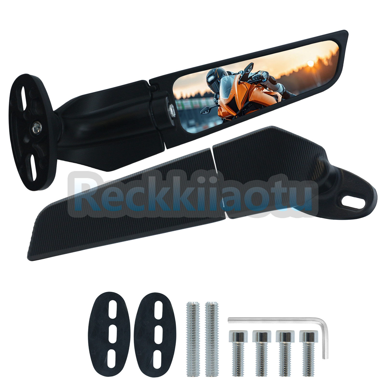 Wing Rearview Side Mirror For Honda CBR1000RR CBR250R CBR600F4 CBR500R CBR125R